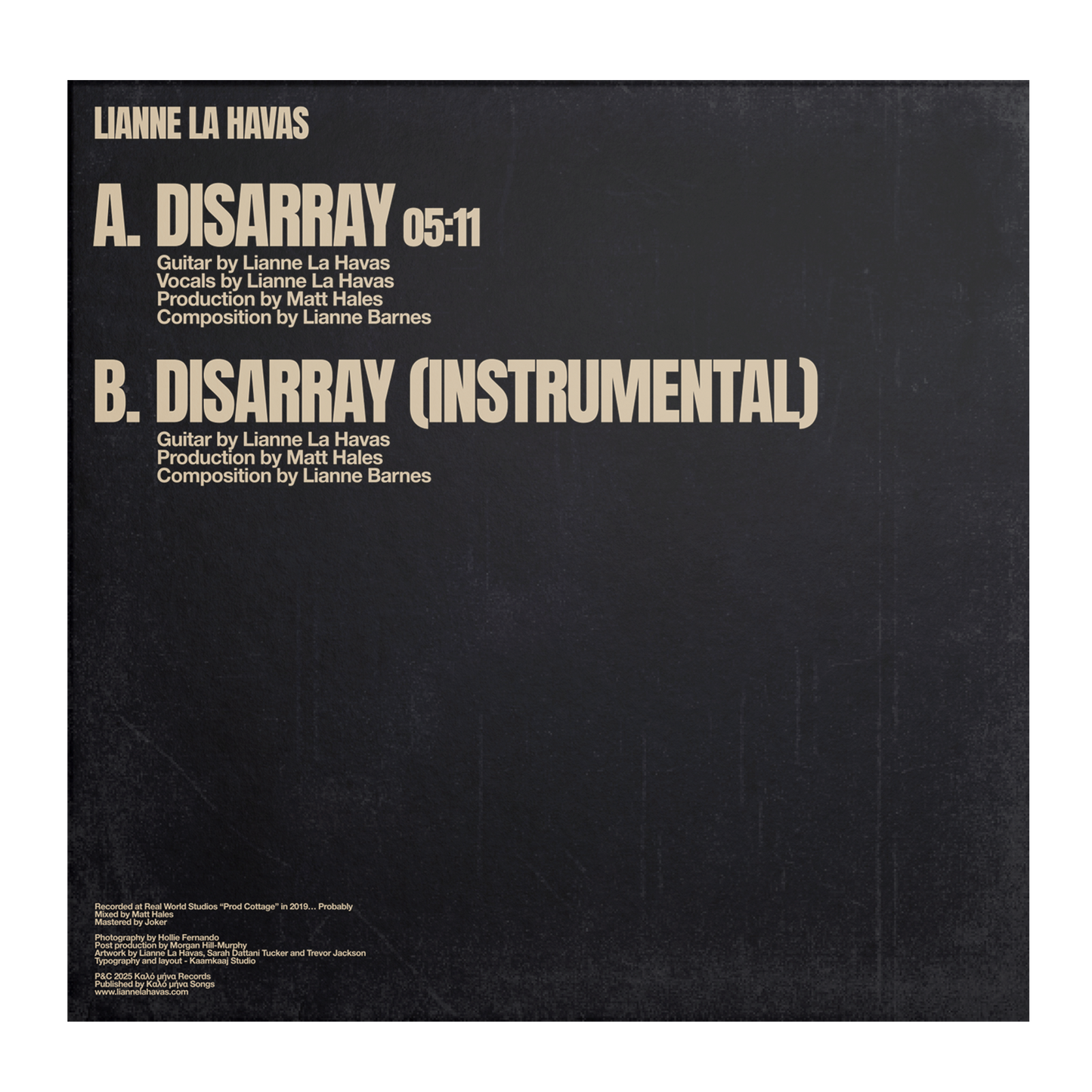 Disarray - Limited 10” Oxblood Red Vinyl