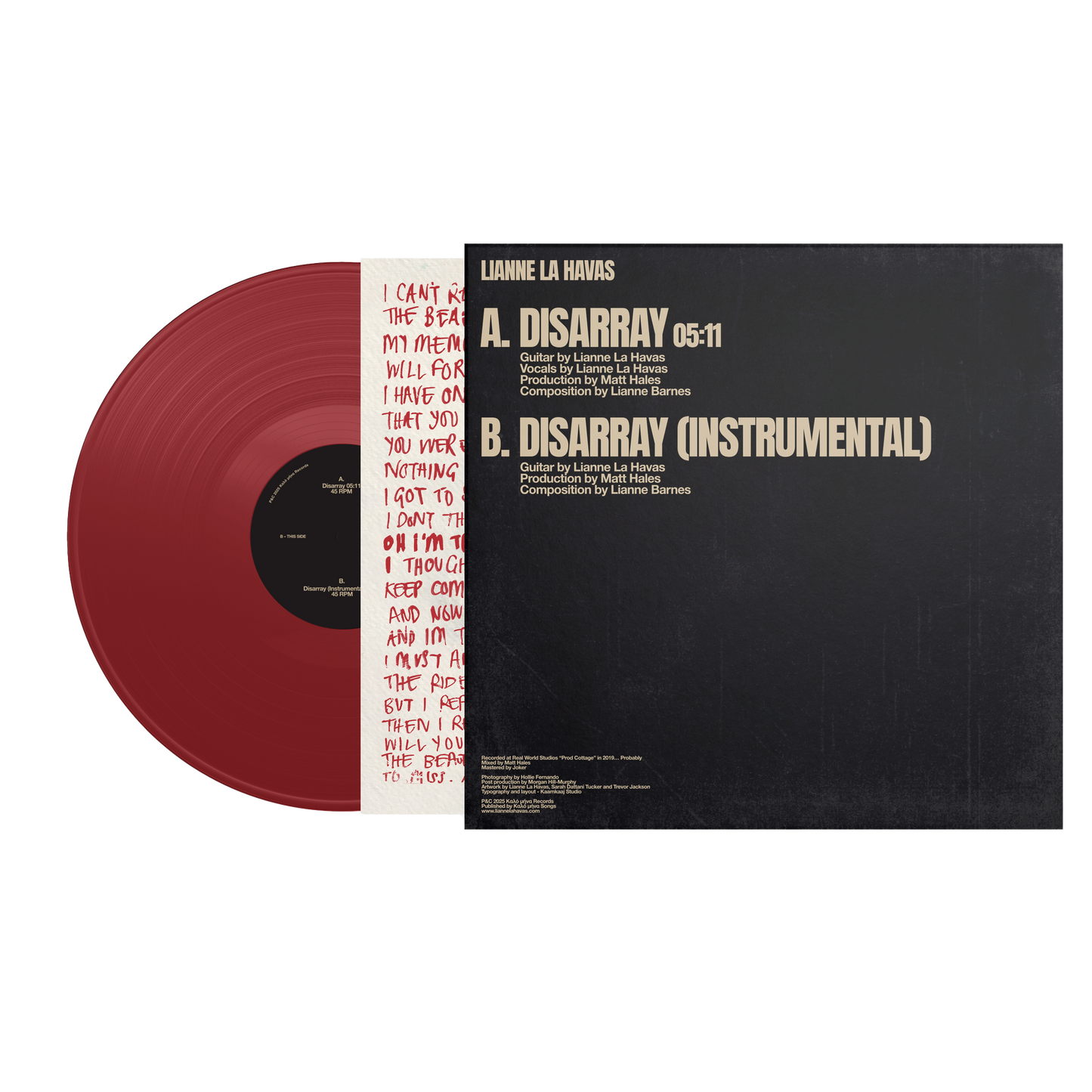 Disarray - Limited 10” Oxblood Red Vinyl